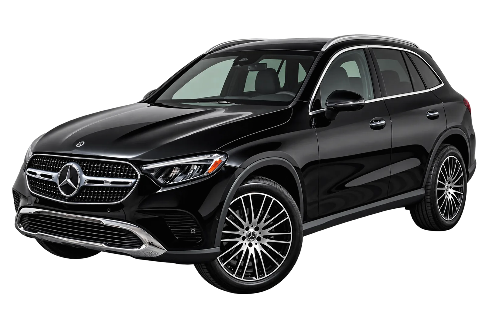 Black Mercedes-Benz GLC, exterior reference for the Pinal Premier Sedan class.