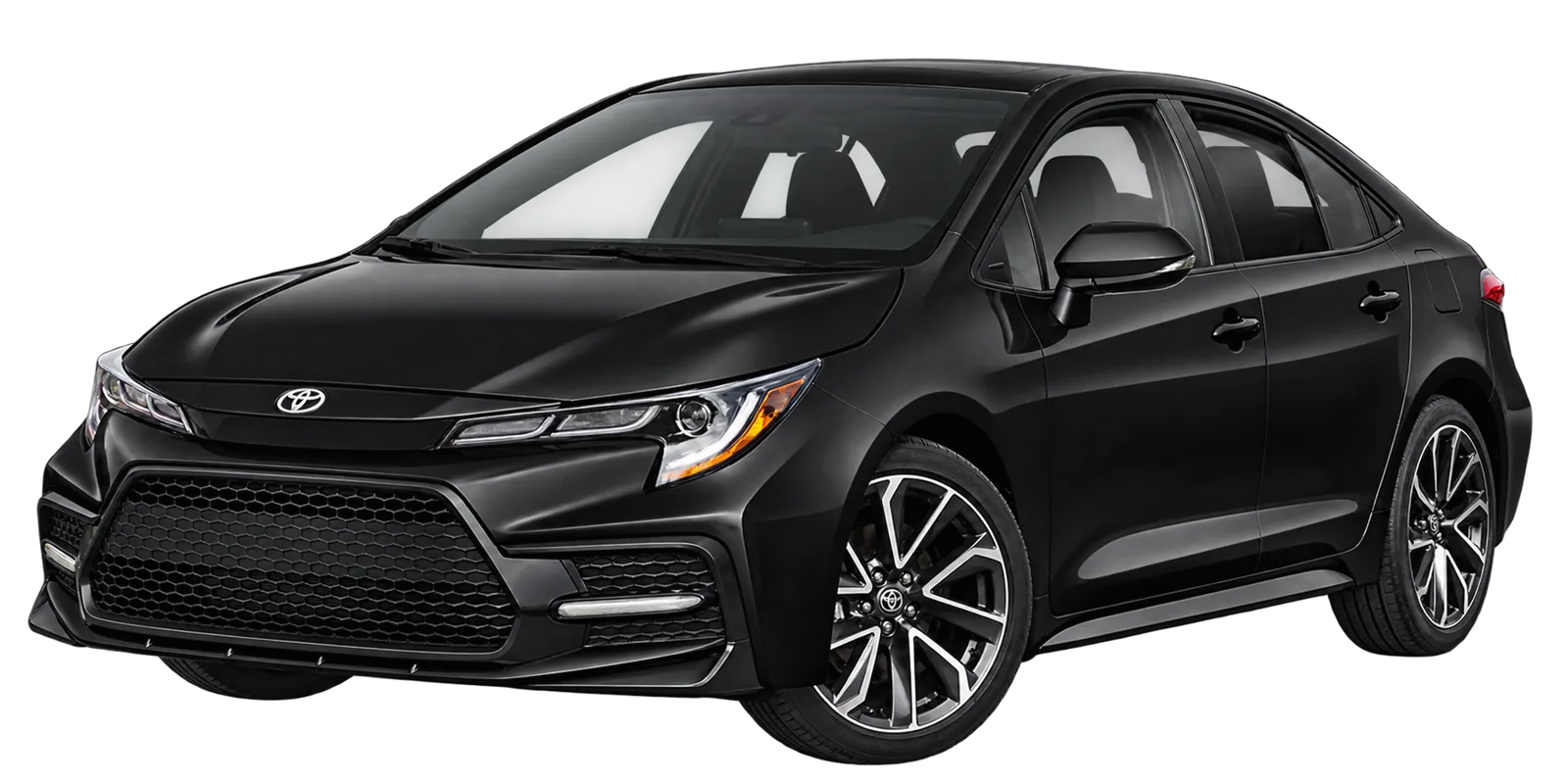 Black Toyota Corolla, exterior reference for the Pinal Select Sedan class.